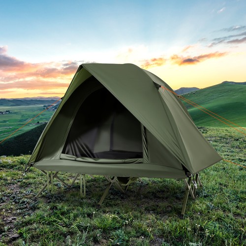 Person camping cot - cot, tent