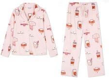 Ladies Soft Fleece Pyjamas GILMORE GIRLS Women 6 to 24 Boyfriend PJs Primark