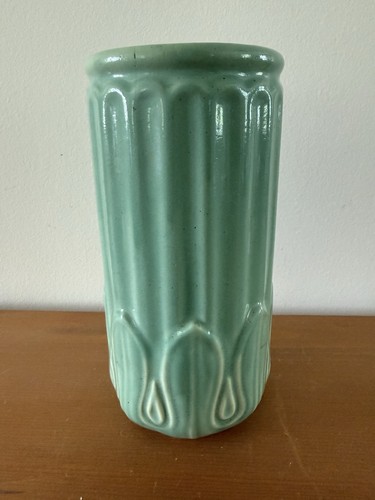 Vintage art pottery - vintage, green