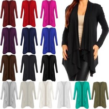 Women's Long Sleeve Open Front