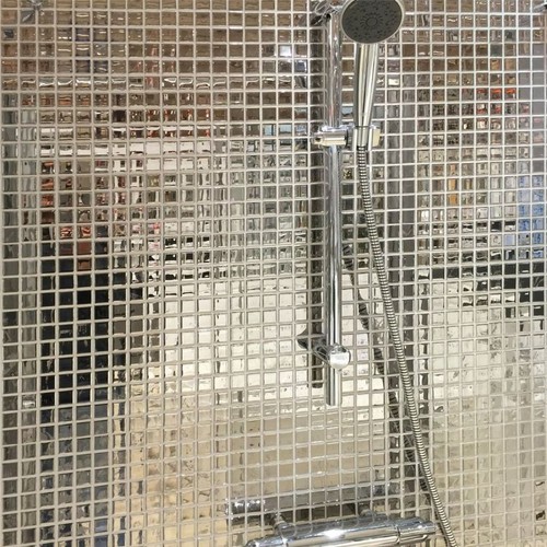 Silver aluminium mosaic tiles - mosaic,