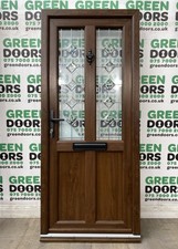 WOODEN UPVC FRONT DOOR BROWN