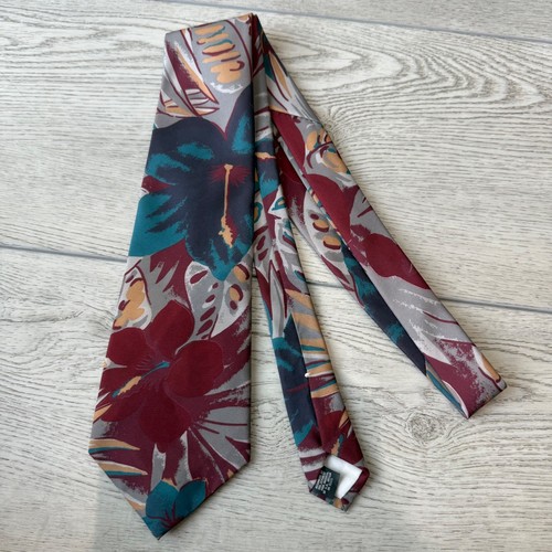 Vintage floral tie - vintage,