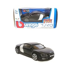 Bburago 1/43 Audi R8 Black
