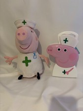 Peppa pig Nurse plush & plastic medical bags with equipment