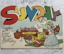 Vintage Die-Cut Sunday