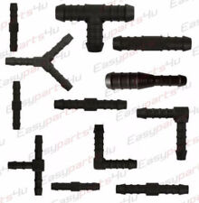 Hose Joiner Plastic Barbed Connector Pipe Tubing Fitting Air Fuel Water Vacuum