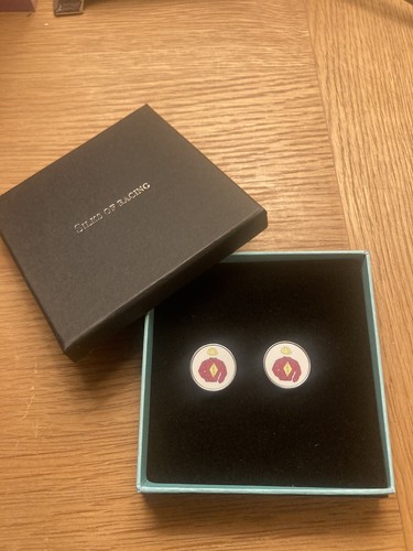 Horse racing cuff links - horse,