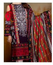 Unstitched Lawn Shirt +