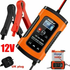 Car Battery Charger 12V Volt Motorcycle Battery Repair Type AGM Charger UK Plug
