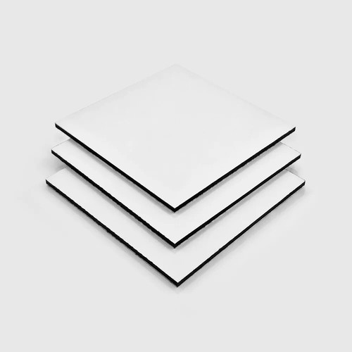 White aluminium composite - aluminium,