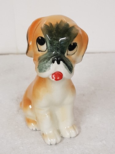Vintage pottery boxer - vintage,