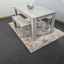 Grey kitchen Dining Table and