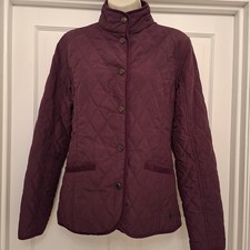 Jack Murphy Ladies Reece Quilted Jacket -  UK 10 Blackberry, Burberry Colour 