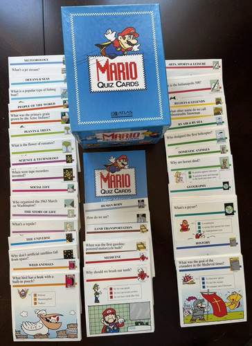 Vintage super mario - vintage, cards