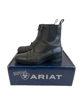 Ariat Men's Heritage IV Zip Paddock Ankle Boots Size 8 Width EE Wide Black