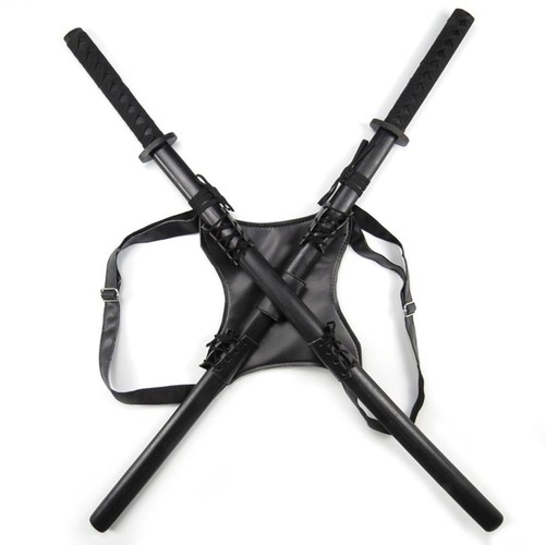 Leather dual sword bag - dual,