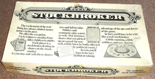 Stockbroker board game - board,