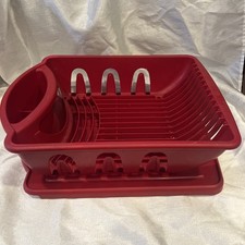 Vintage Sterilite 2pc RED