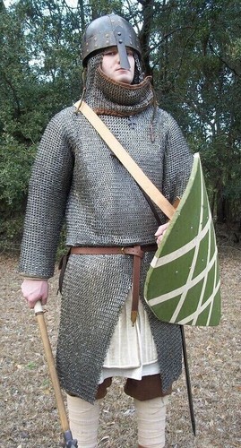 Flat riveted chainmail - 9,