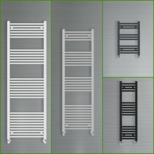 Bathroom Straight Heated Towel Rail Radiator Ladder Warmer Heating All Sizes