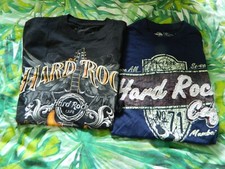 Men's HARD ROCK CAFE Mallorca And Mumbai Tee Shirts Size Small x 2