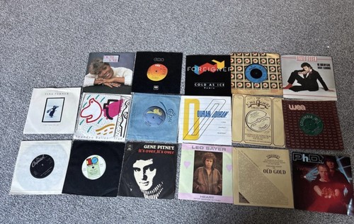 Records vinyl singles joblot - records,