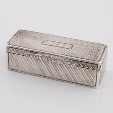 Edward Smith Silver Snuff Box