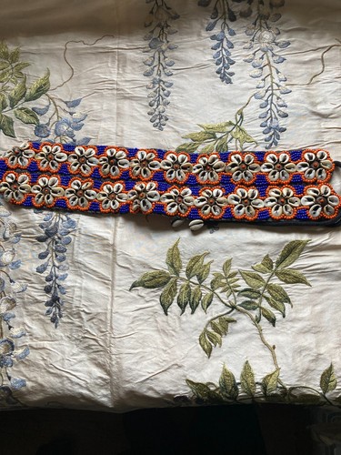 Vintage beaded and - and, cowrie