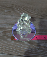 Disney Winnie the Pooh Lead Crystal Glass Figurine Disney Land Paris - Used Good