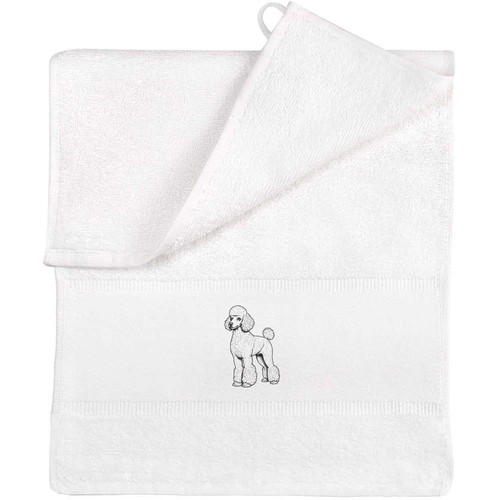 Standard poodle flannel - 'standard, poodle'