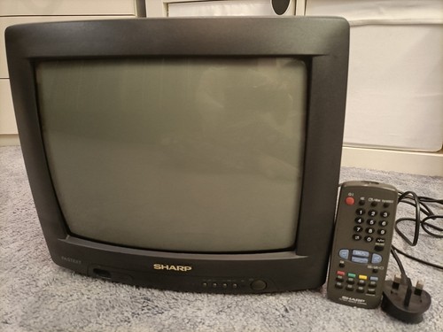 Sharp vintage colour - tv,