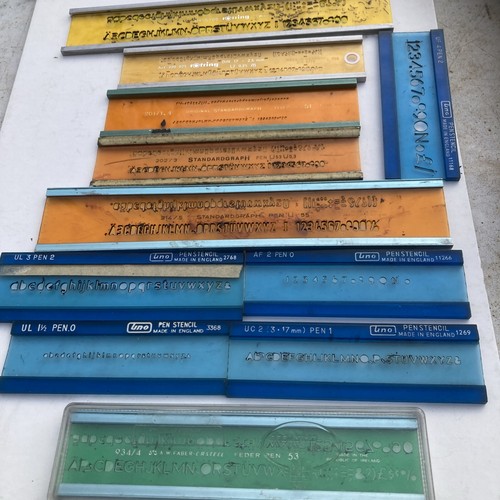 11x vintage rotring - 11x, uno