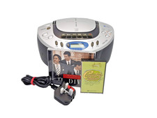 Aiwa CSD-TD51 CD Compact Disc Stereo Radio Cassette Player Recorder Boombox Vtg