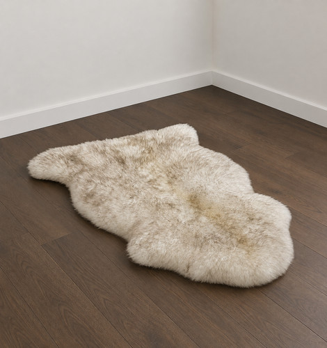 Genuine sheepskin rug real - genuine,