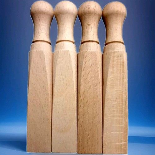 Wooden door stopper set - wooden,