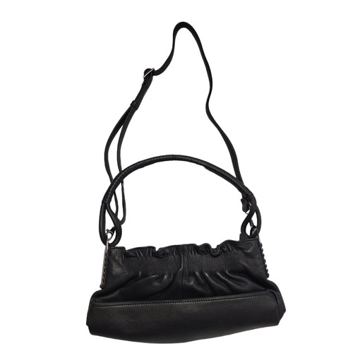 Grey leather hand bag uk - hand,