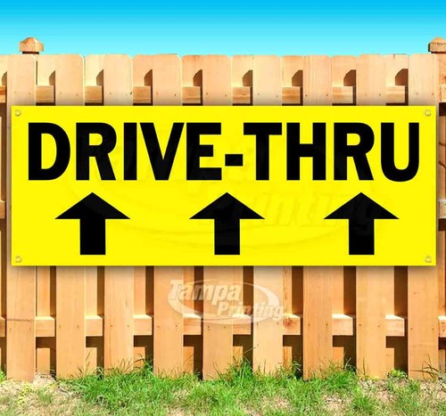 Drve thru clearance - thru, banner