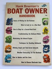 Hank Bowman's Boat Owner Handbook - Fawcett - Vintage 1963