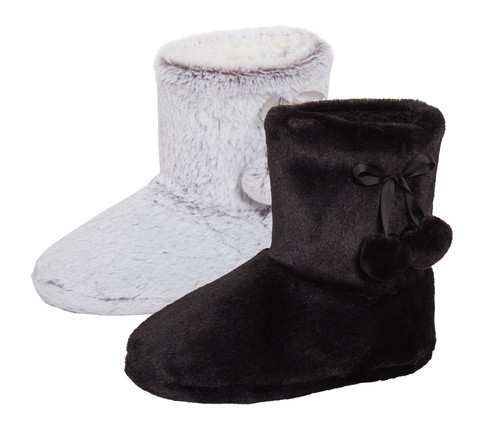 Womens faux fur slipper - womens,