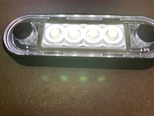 WHITE LED FLUSH  FLAT  MARKER