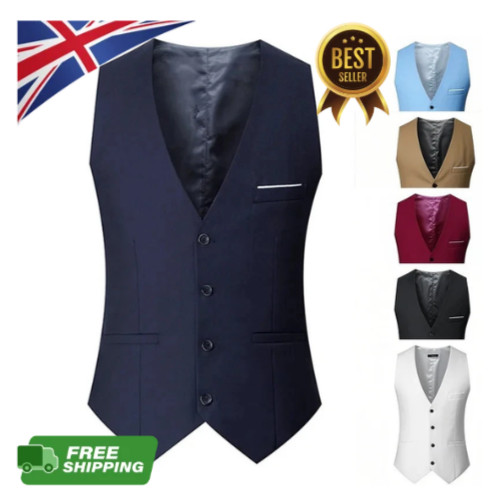 Men suit vest sleeveless - men's,