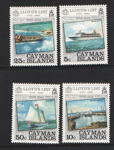 Mnh lloyd list 1984 - mnh,