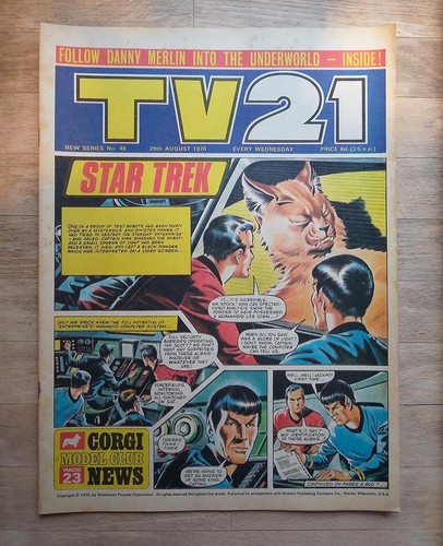 Tv21 comic from 1970 - #49,