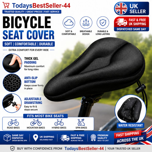 Extra comfort bike seat cover - bike,