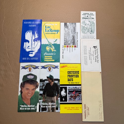Lot vintage brochures - lot, 9