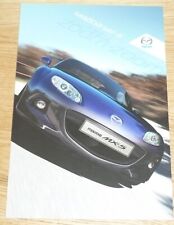 MAZDA MX-5 Mk3 1.8i 2.0i SE SPORT TECH CONVERTIBLE & ROADSTER BROCHURE 2012 EXC