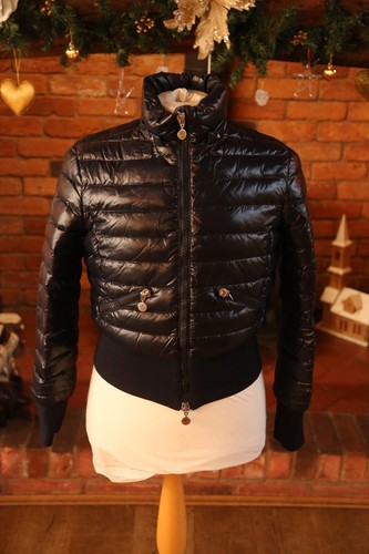 Moncler navy blue quilted - blue,