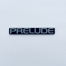 Honda Prelude rear trunk badge