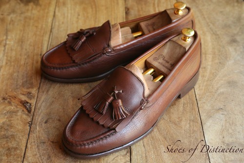 Alden brown cordovan leather - brown,